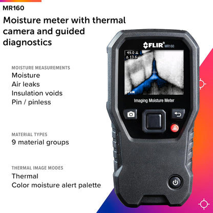 FLIR 수분계 MR160 적외선 열화상 수분 측정기 80x60 3번 사진