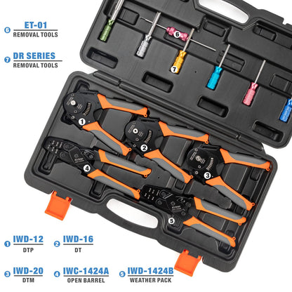 IWISS 독일형(Deutsch) 단자 압착기 공구 키트 KIT-DC02·IWISS-1050 8번 사진