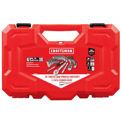 CRAFTSMAN 메카닉스 툴 세트 3/8인치 드라이브 72T 라쳇 소켓 세트 6번 사진