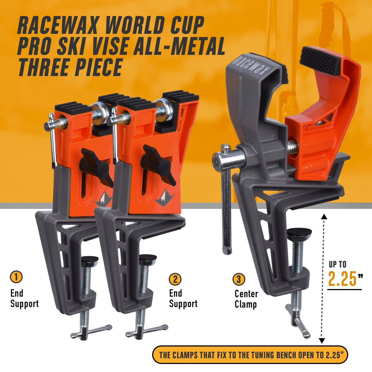 RaceWax 월드컵 프로 올메탈 스키 바이스 세트 PB-4100 2번 사진