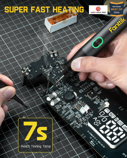 Fanttik T1 Max 무선 납땜 인두기 키트 2600mAh C210팁 2번 사진