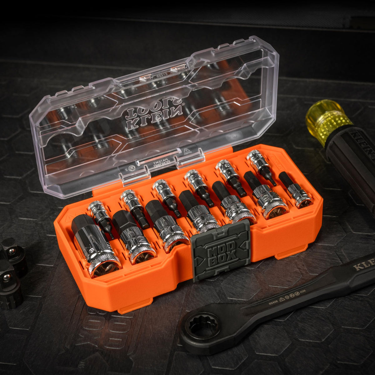 KLEIN TOOLS 헥스 비트 소켓 세트 1/4 3/8 1/2-Inch 9번 사진