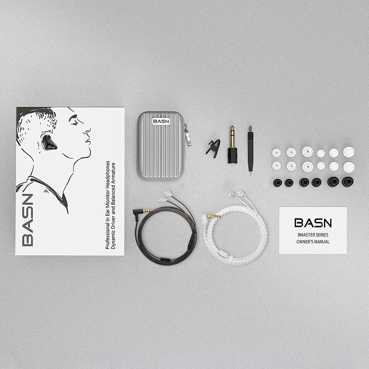 BASN Bmaster 2핀 3웨이 드라이버 인이어 모니터 헤드폰 6번 사진