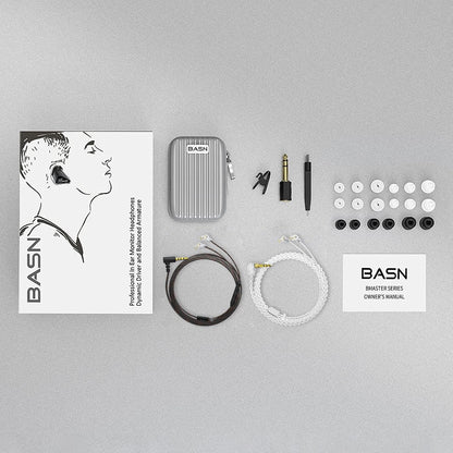 BASN Bmaster 2핀 3웨이 드라이버 인이어 모니터 헤드폰 6번 사진