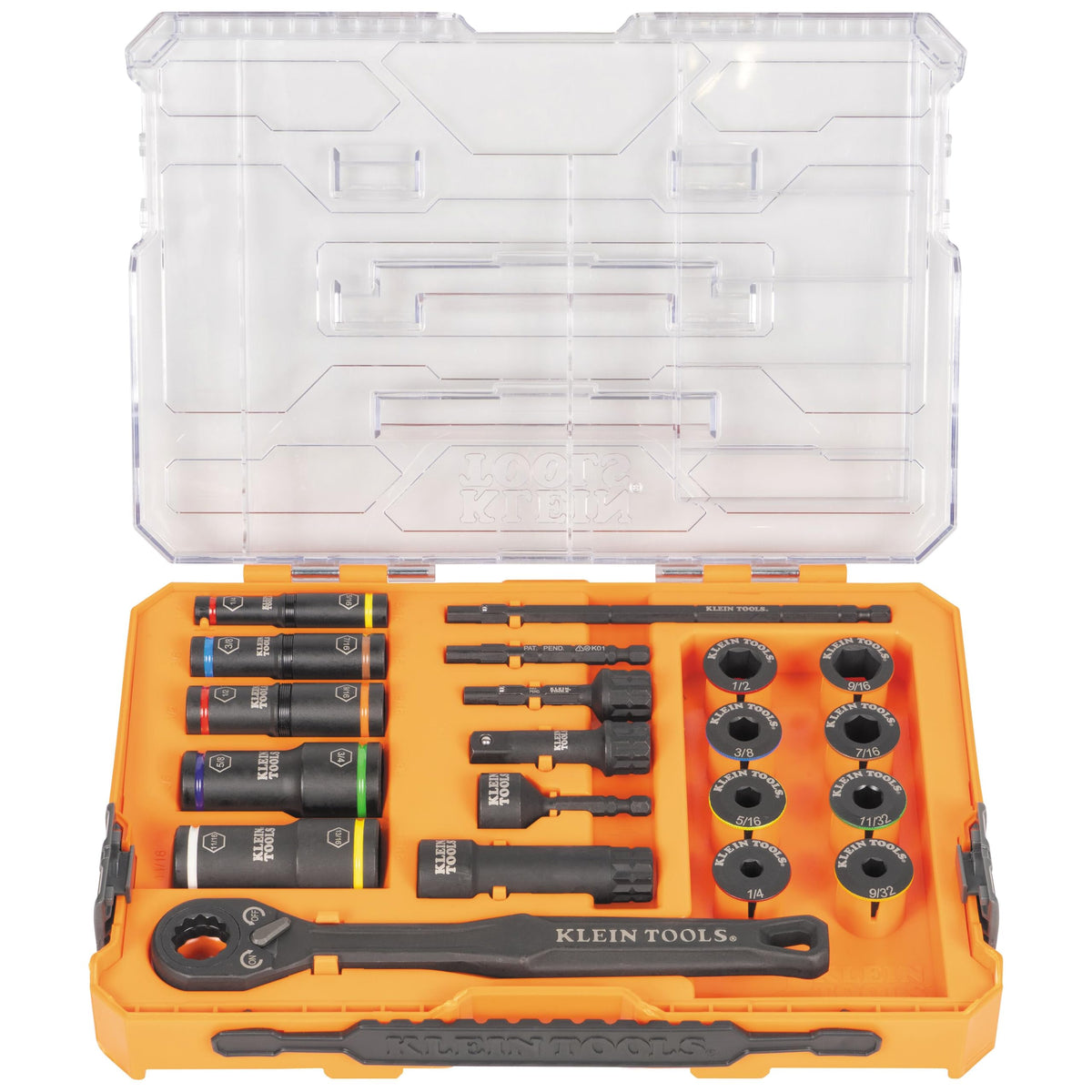 KLEIN TOOLS KNECT 임팩트 패스스루 소켓 세트 32피스 MODbox 케이스 10번 사진