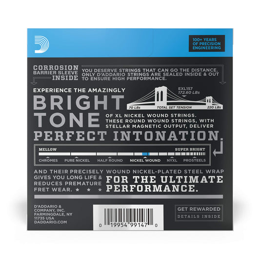 D'Addario XL 니켈 와운드 일렉트릭 기타 스트링 2번 사진
