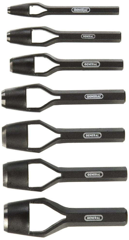 General Tools 1271ST 아치 펀치 세트 7피스 1/4~1인치 1번 사진