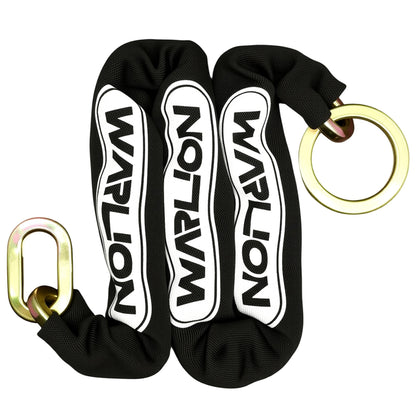 WARLION 헤비 듀티 보안 체인 3ft x 3/8인치 오토바이 자전거 발전기 자물쇠 1번 사진