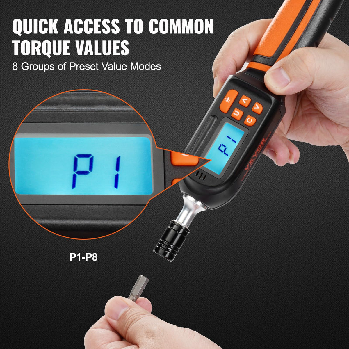 VEVOR 토크 스크루드라이버 10-50 in-lb 정밀 조절형 4번 사진