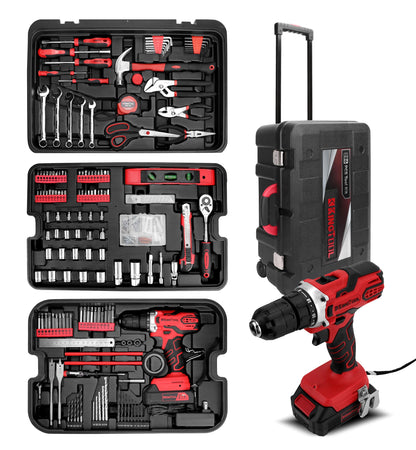 KingTool 가정용 수리 공구 세트 325Pcs 1/4인치 3/8인치 소켓 렌치 줄자 플라이어 9번 사진