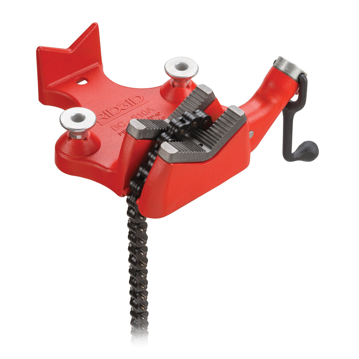 RIDGID 40215 BC810 탑 스크루 벤치 체인 바이스 1/2인치~8인치 파이프 고정용 2번 사진