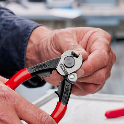 KNIPEX 와이어로프커터 95 61 190 US 6mm 보우덴케이블용 2번 사진