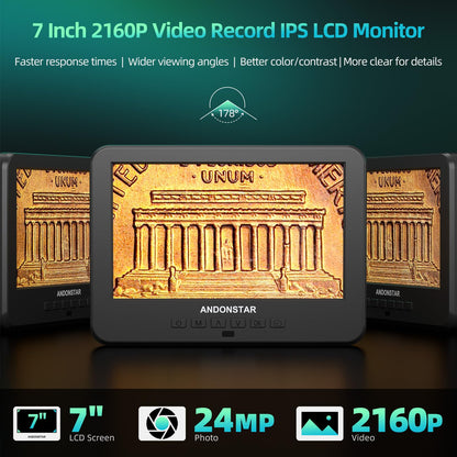 Andonstar 디지털 현미경 AD246S-M 3렌즈 2160P HDMI 2000배 납땜용 3번 사진