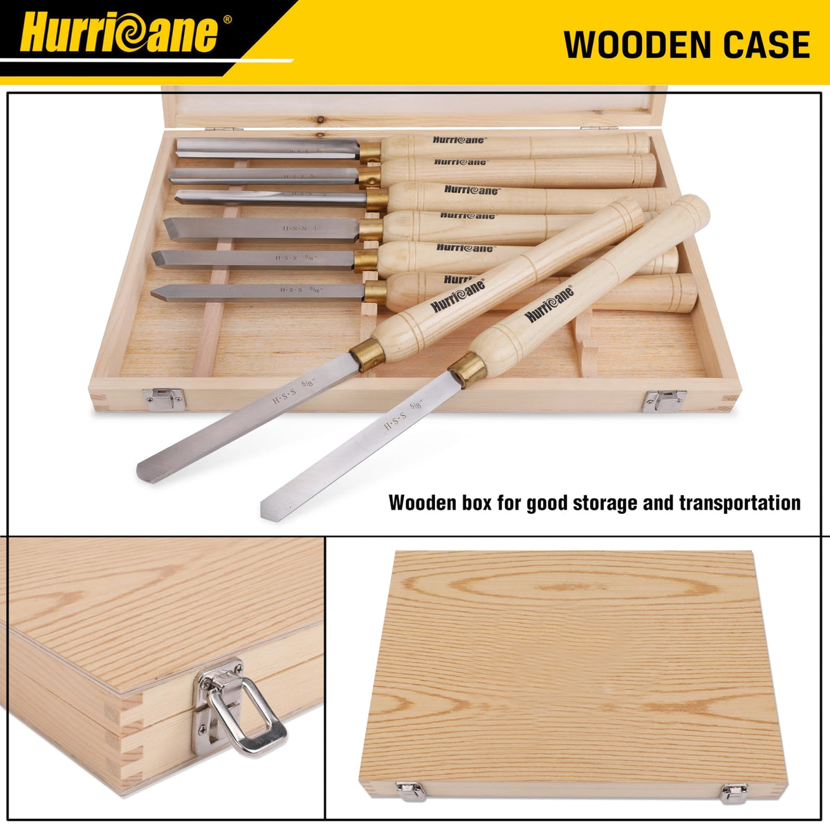 HURRICANE 목공 선반 끌 세트 HSS 8pc 우드워킹 라더 툴 7번 사진