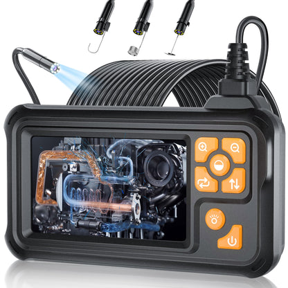 Yamokizy 산업 내시경 카메라 1080P HD 50FT IP67 8.5mm 4.3인치 반강성 케이블 9번 사진