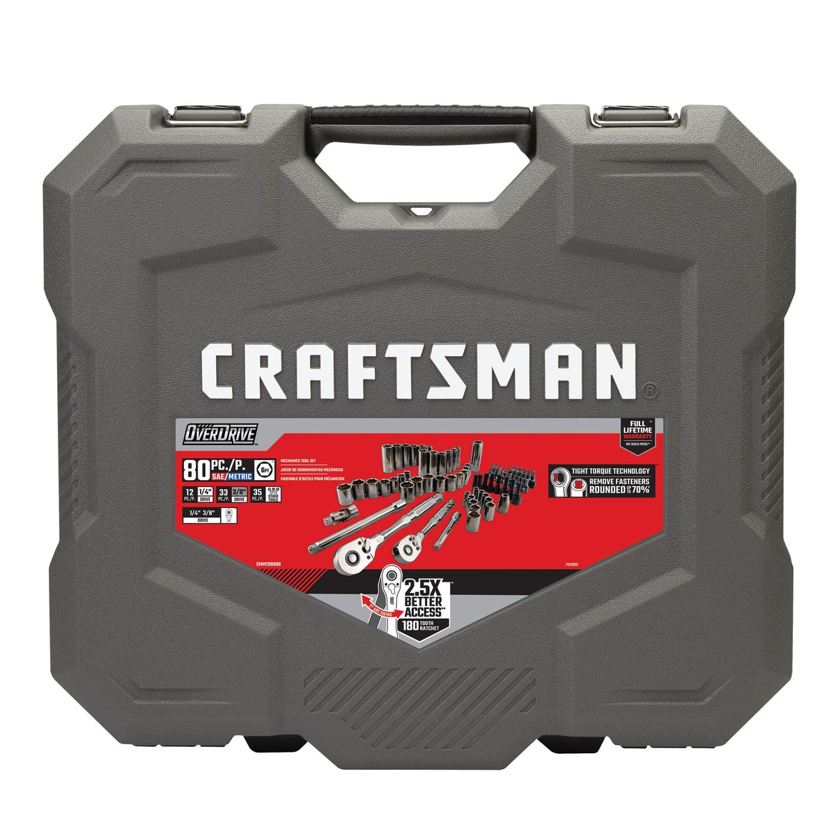 CRAFTSMAN 오버드라이브 메카닉 공구 세트 80-Piece CMMT99080L 7번 사진