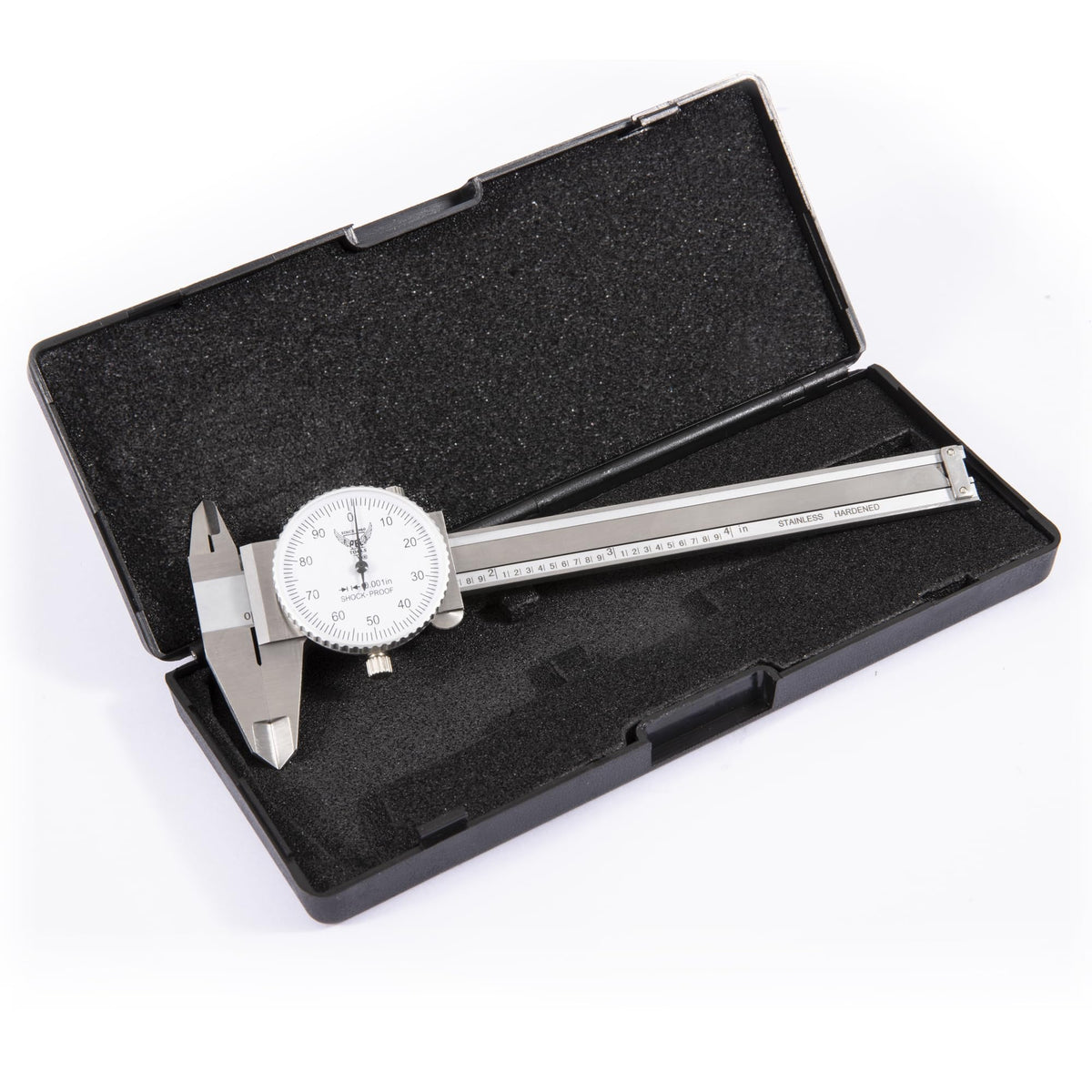 PEC Tools 다이얼 캘리퍼스 스테인리스 충격방지 정밀 측정 공구 ±0.001인치 8번 사진