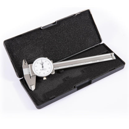 PEC Tools 다이얼 캘리퍼스 스테인리스 충격방지 정밀 측정 공구 ±0.001인치 8번 사진