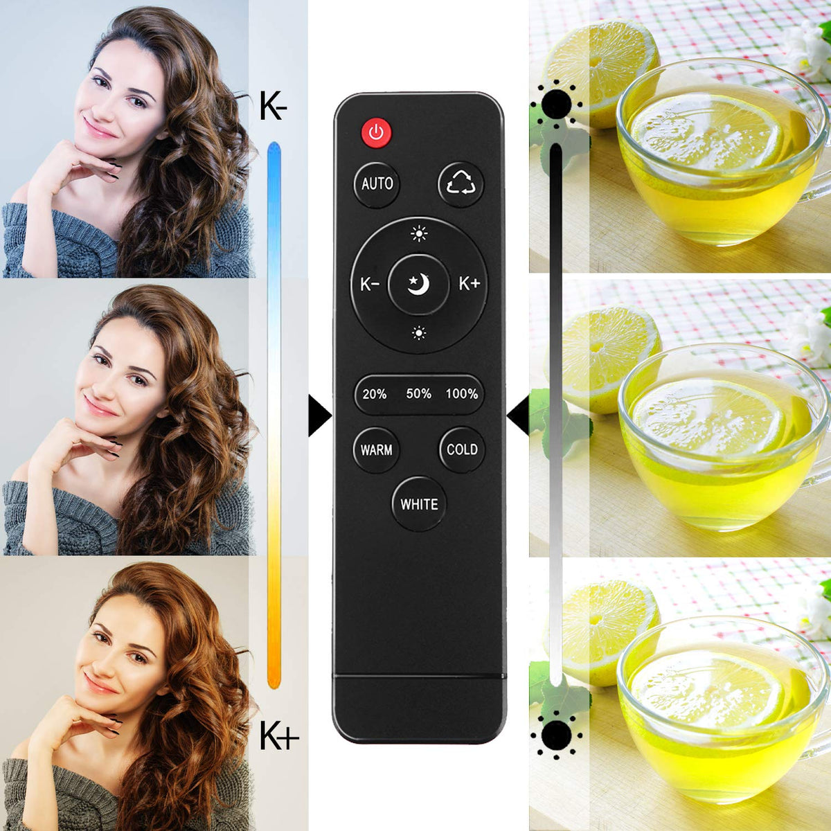 Andoer 사진 조명 소프트박스 키트 LED 라이트 스탠드 3번 사진