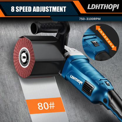 LDHTHOPI 1800W 버니싱 폴리싱 머신 스테인리스 비철금속 750-3100RPM 3번 사진