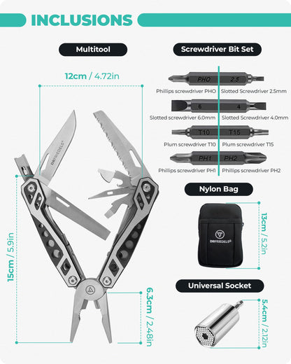 DRFRIEDELS 멀티툴 22 in 1 스테인리스 스틸 6번 사진