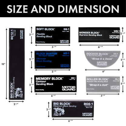 Motor Guard 샌딩블록 8종 세트 AP-3 8Pc 3번 사진