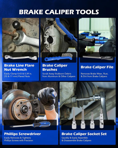 Orion Motor Tech MPN1CWBDD15-00 드럼 디스크 브레이크 캘리퍼스 공구 세트 6번 사진