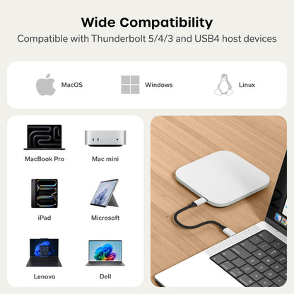 Satechi USB4 Slim NVMe SSD 인클로저 40Gbps 7번 사진