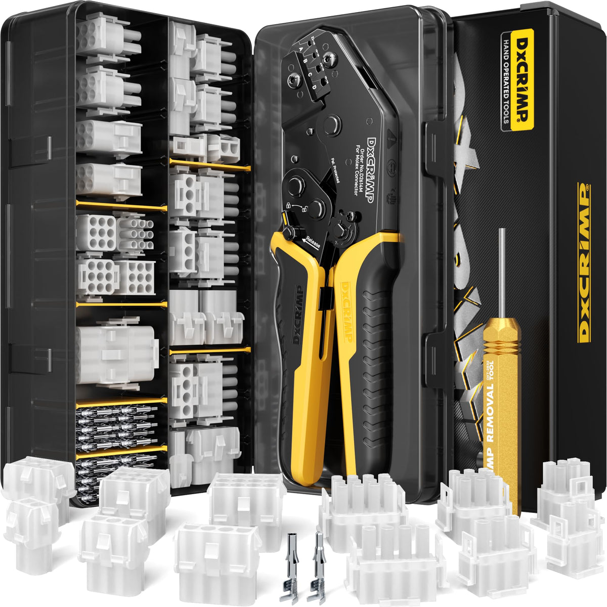 DxCRIMP 오픈 배럴 라챗 압착기 D1630M 30-16 AWG 20번 사진