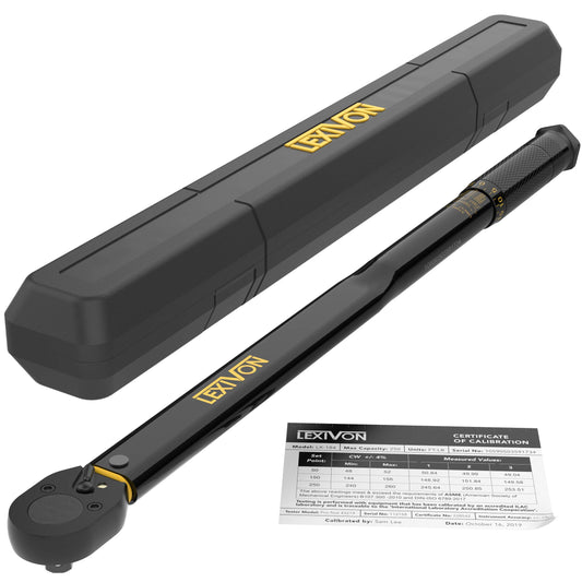 LEXIVON 클릭 토크 렌치 1/2인치 25-250 Ft-Lb 33.9-338.9 Nm LX-184 1번 사진