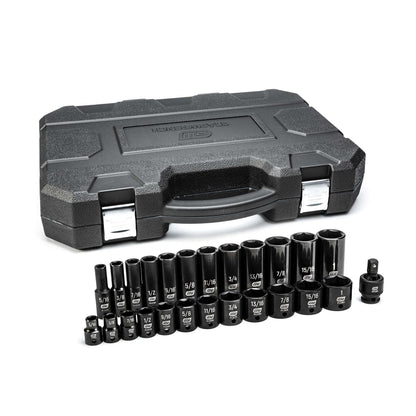 GEARWRENCH 3/8인치 드라이브 6각 SAE 임팩트 소켓 세트 25pcs 84919N 1번 사진