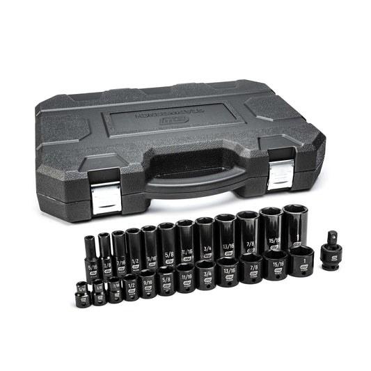 GEARWRENCH 3/8인치 드라이브 6각 SAE 임팩트 소켓 세트 25pcs 84919N 1번 사진