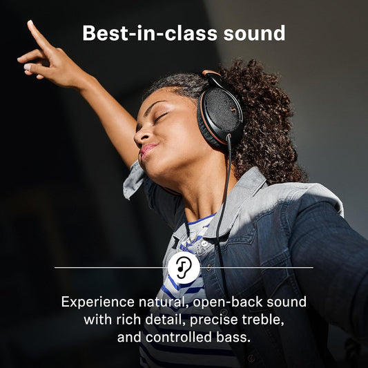 Sennheiser HD 505 오픈형 오버이어 헤드폰 오픈백 1.8m 케이블 2번 사진