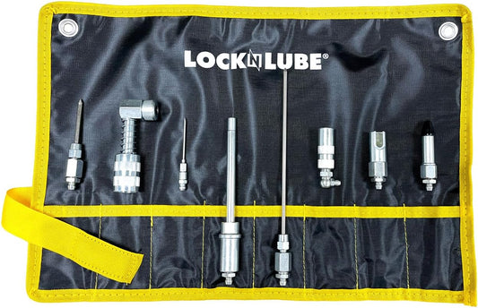LockNLube 손이 닿기 어려운 그리스 피팅용 8종 퀵 커넥트 그리스 액세서리 키트 1번 사진