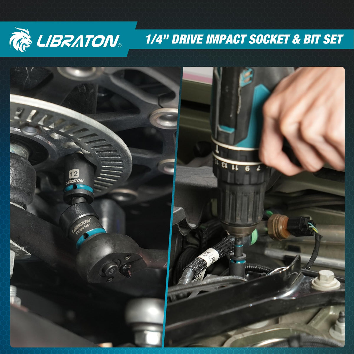 LIBRATON 임팩트 소켓 세트 SAE & Metric 9번 사진
