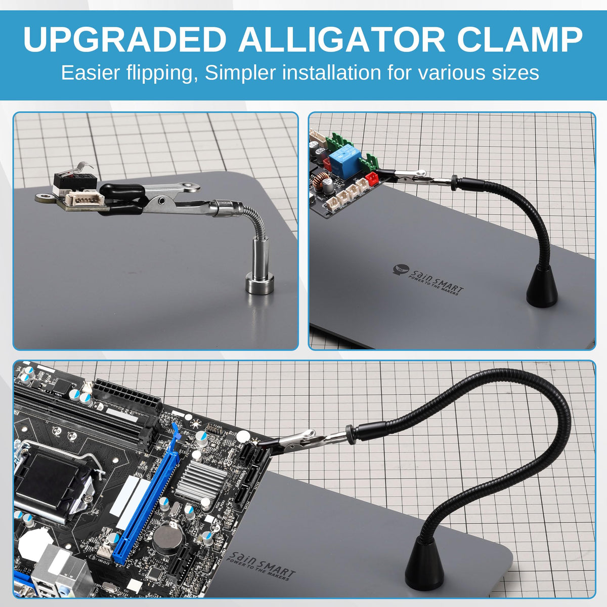 SainSmart 마그네틱 헬핑 핸즈 납땜 스테이션 PCBH PCBH2 7번 사진