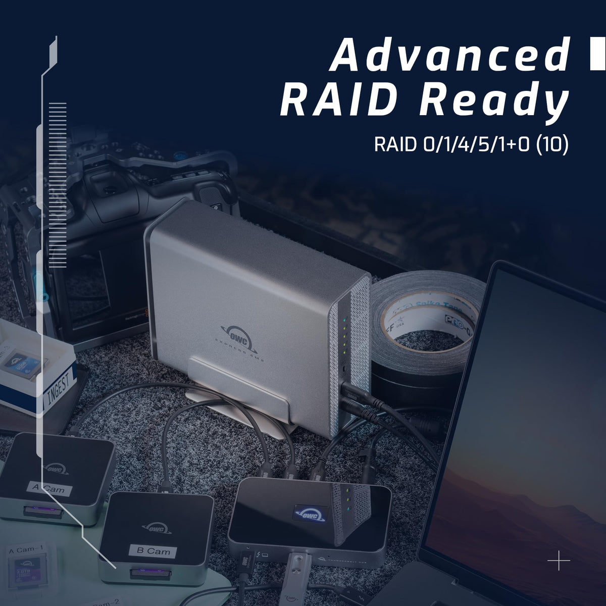 OWC Express 4M2 USB4(40Gb/s) 외장 스토리지 인클로저 OWCUS4EXP4M2 M.2 6번 사진