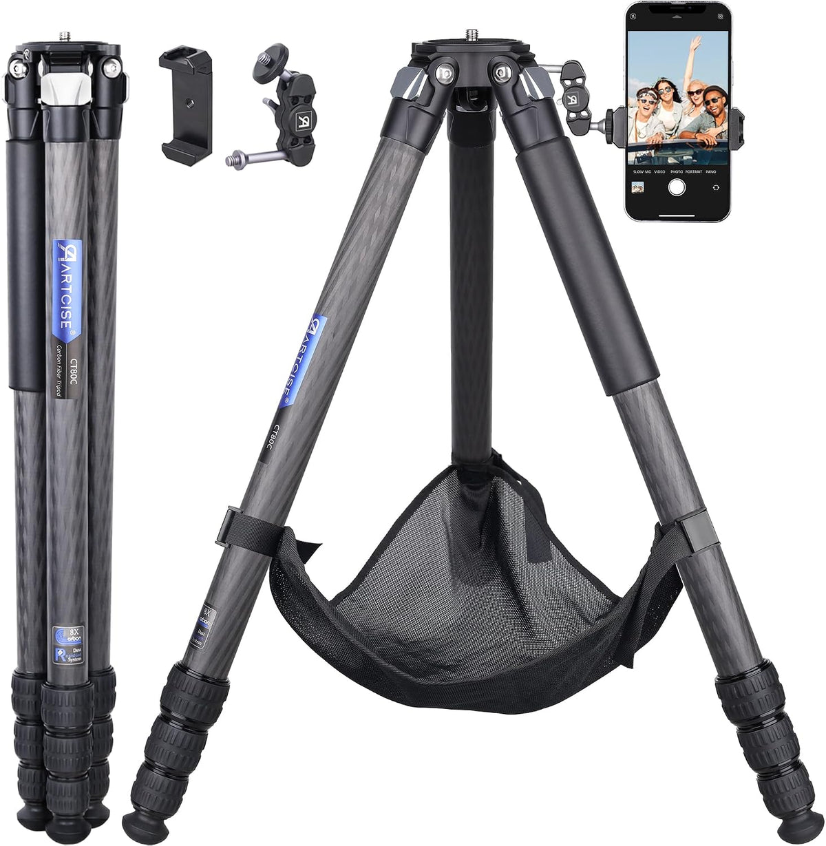 ARTCISE CT80C 탄소섬유 삼각대 55lbs 1번 사진