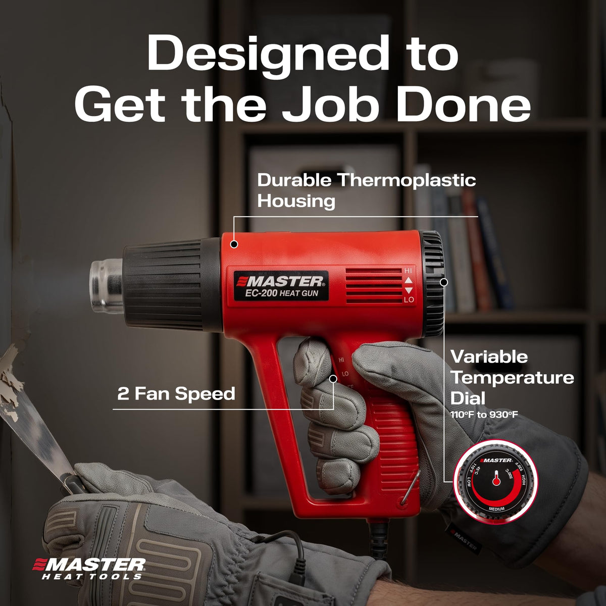 Master Appliance 가변온도 히트건 EC-200 EC-200K 열풍기 수축튜브 전선 작업용 2번 사진