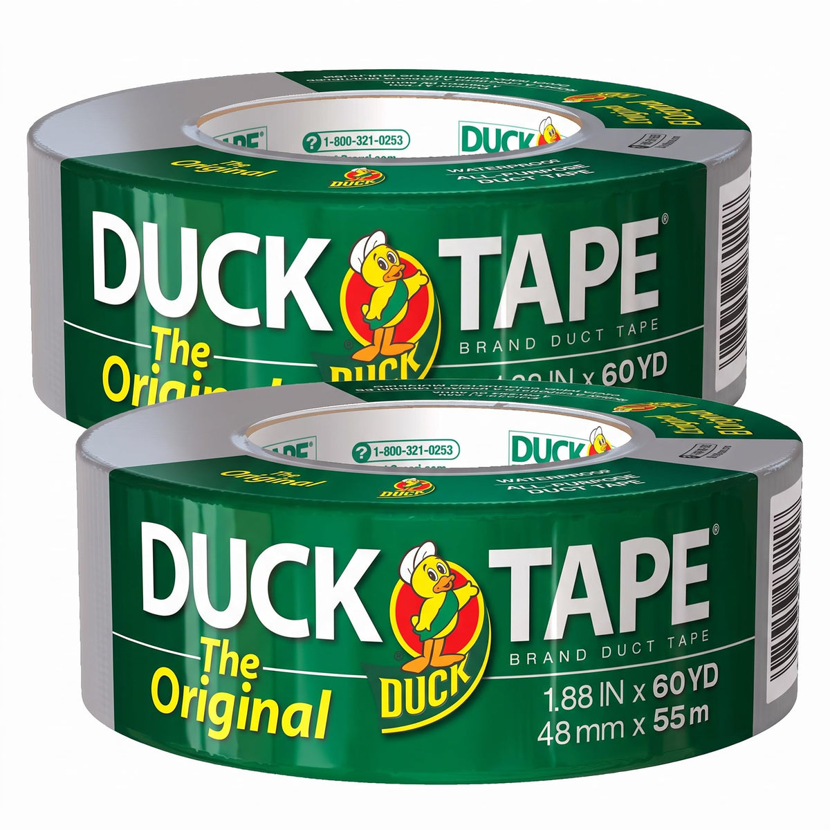 Duck 오리지널 덕트 테이프 1.88인치 x 45야드 12개입 목재 비닐 금속용 9번 사진