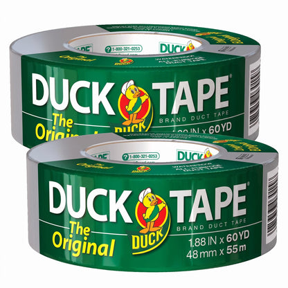 Duck 오리지널 덕트 테이프 1.88인치 x 45야드 12개입 목재 비닐 금속용 9번 사진