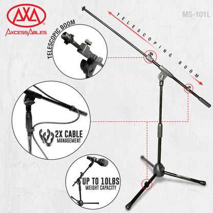 AXA AXCESSABLES MS-101L 저상형 붐 마이크 스탠드 2PACK 3번 사진