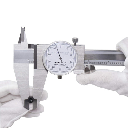 Clockwise Tools 다이얼 캘리퍼스 스테인리스 스틸 0-8인치 4way 측정 4번 사진