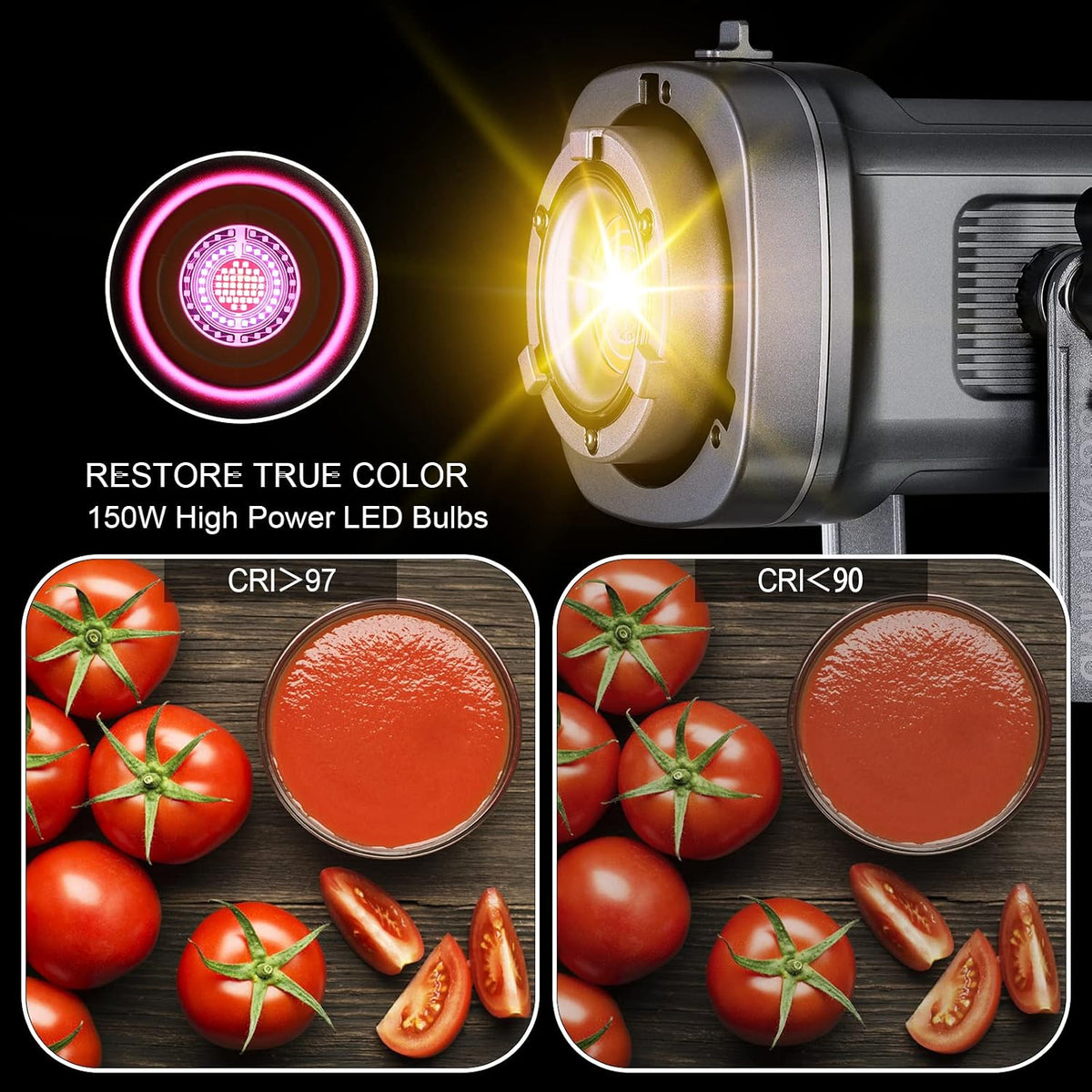 GVM Great Video Maker RGB 비디오 라이트 키트 150W·160W 2번 사진