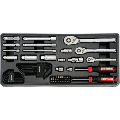 CRAFTSMAN 정비용 공구 세트 72T 라쳇 저프로파일 1/4 3/8 DR 소켓 렌치 풀세트 8번 사진