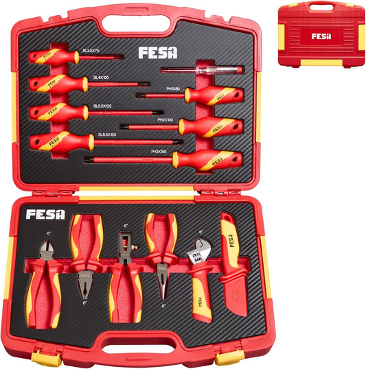 FESA FESA1401 전기 작업자 절연 공구 세트 14pc 1번 사진
