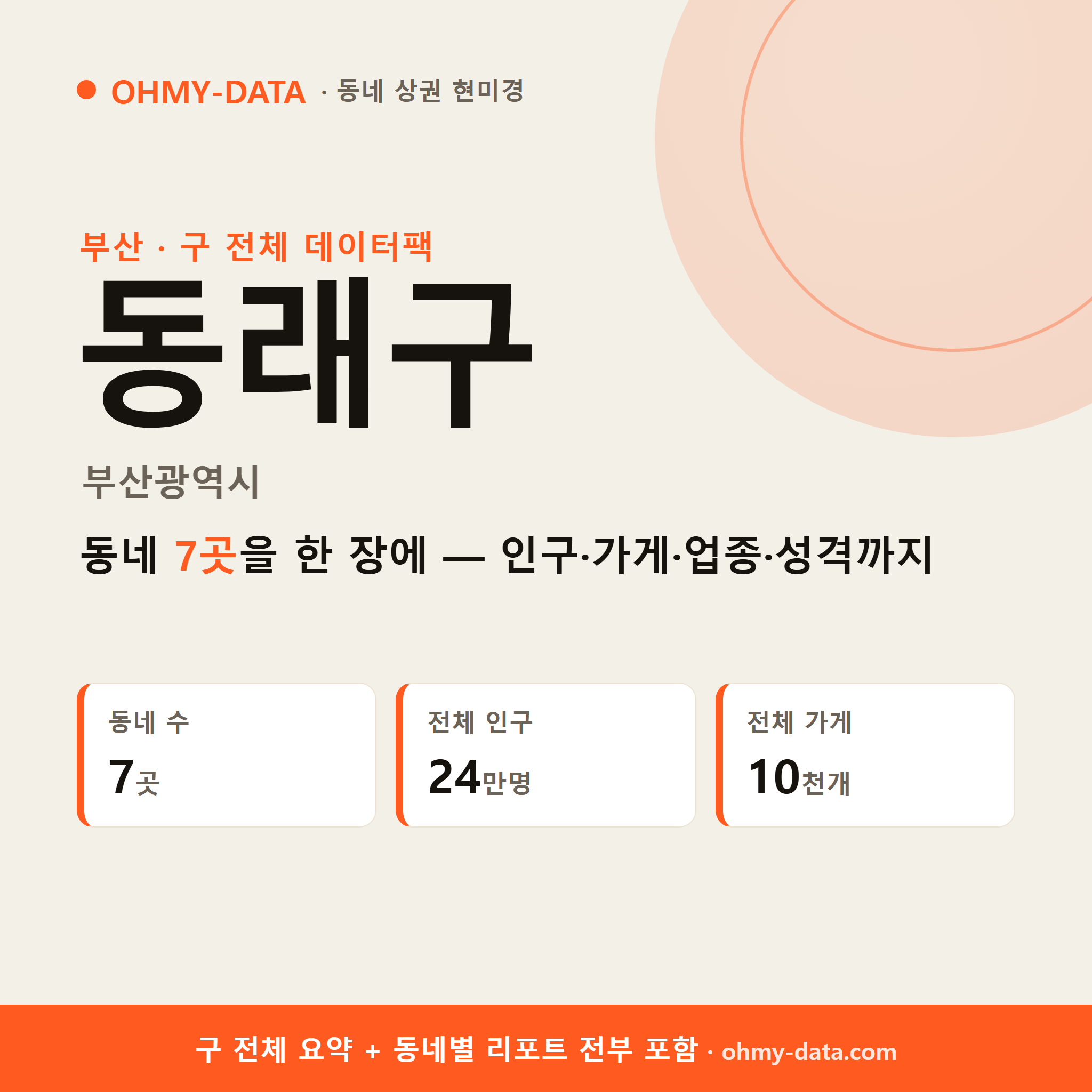 동래구 상권 데이터팩