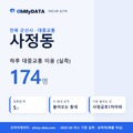 사정동 대중교통 입지팩 표지