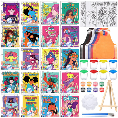 Sherr 프리드로잉 캔버스 페인팅 키트 140pcs 20세트 18번 사진