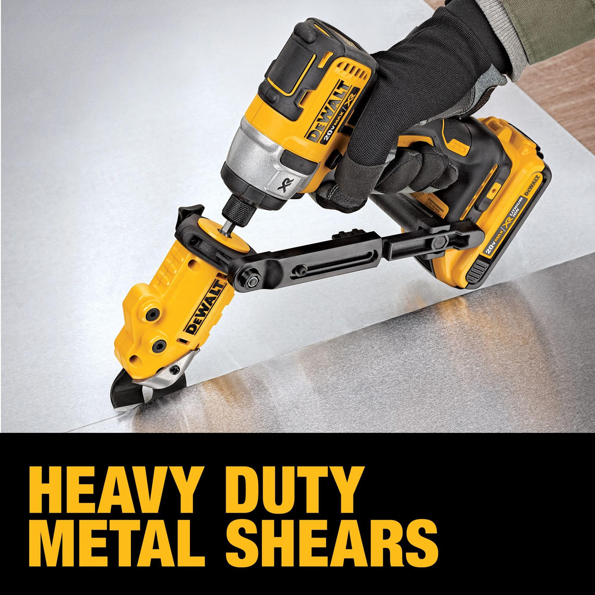 DEWALT 임팩트 레디 메탈 시어 어태치먼트 18GA 절단 DWASHRIR 5번 사진
